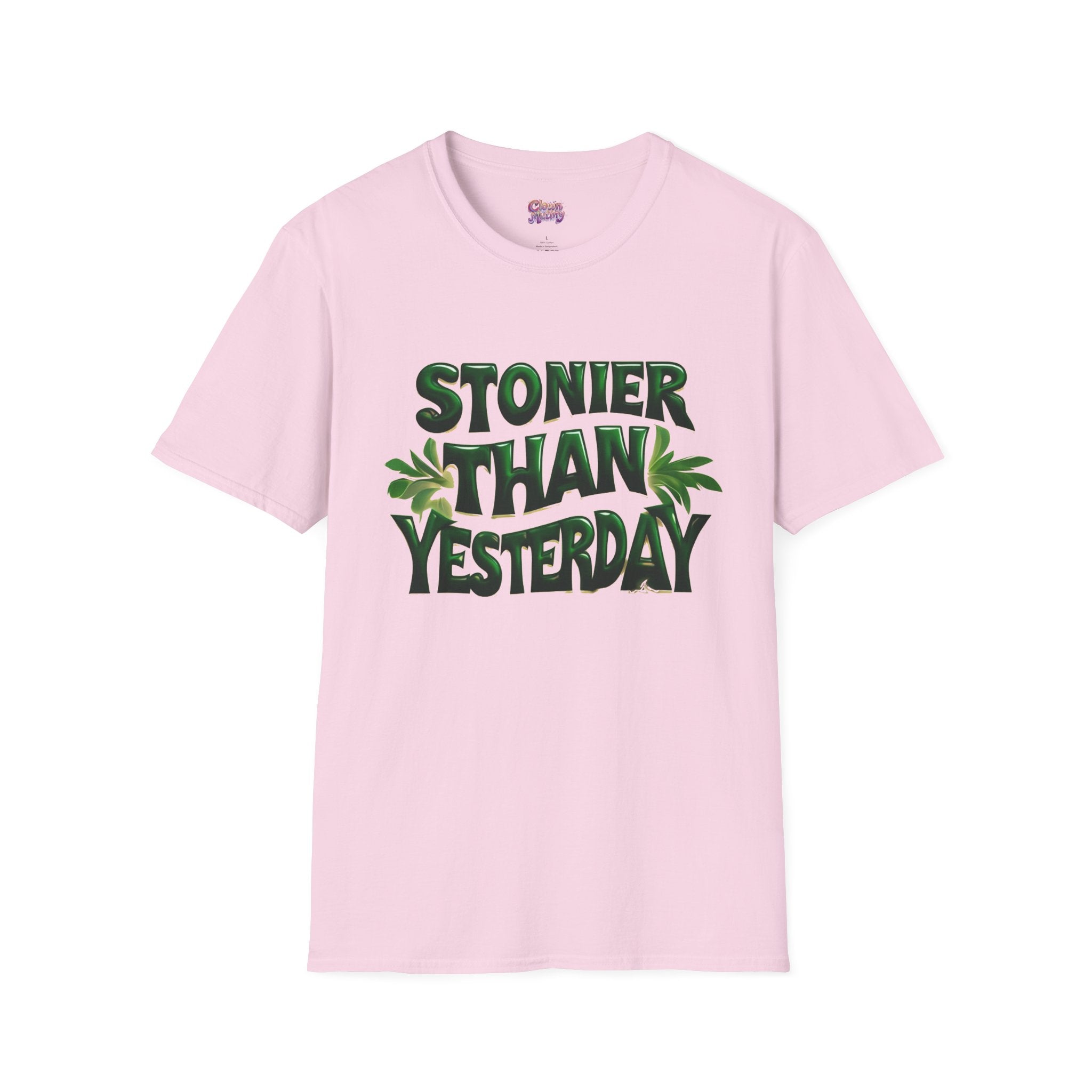 Stoner Vibes Unisex Softstyle T-Shirt - 'Stoner Than Yesterday' Graphic Tee