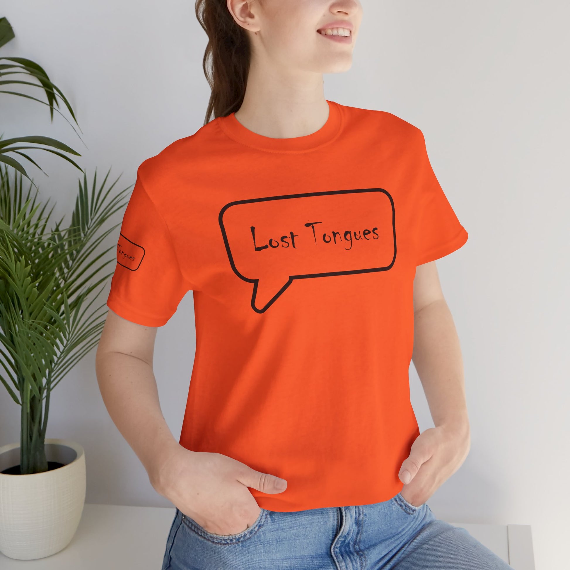 Lost Tongues Unisex Jersey Short Sleeve Tee