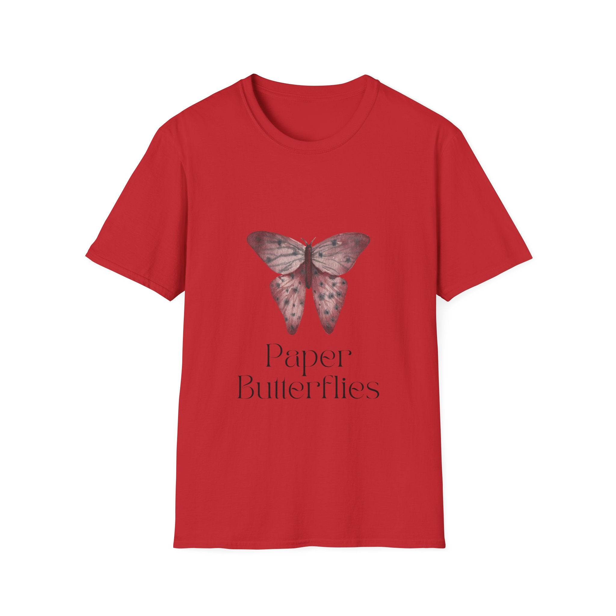 Paper Butterflies Unisex Softstyle T-Shirt