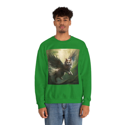 Fantasy Cat Unisex Heavy Blend Crewneck Sweatshirt