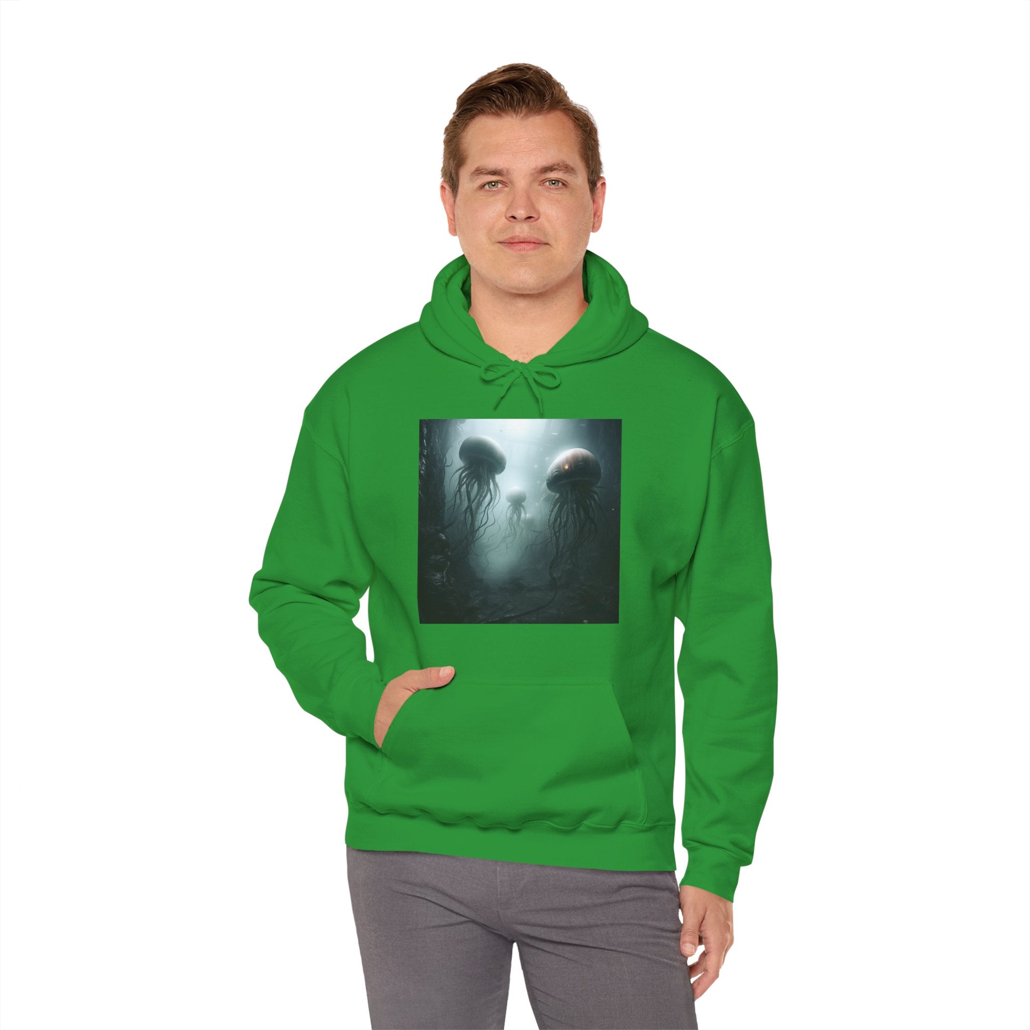 Alien Jellyfish Unisex Heavy Blend Hooded Sweatshirt