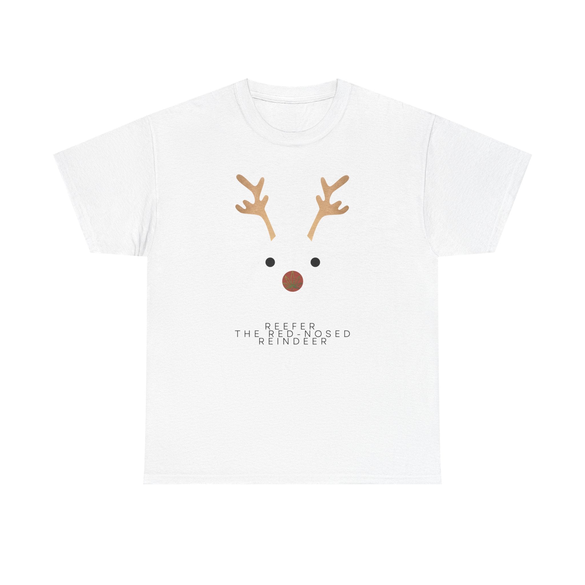 Reindeer Unisex Heavy Cotton Tee