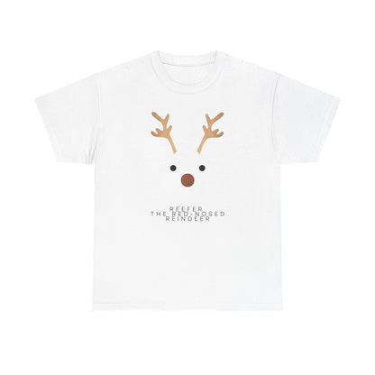 Reindeer Unisex Heavy Cotton Tee