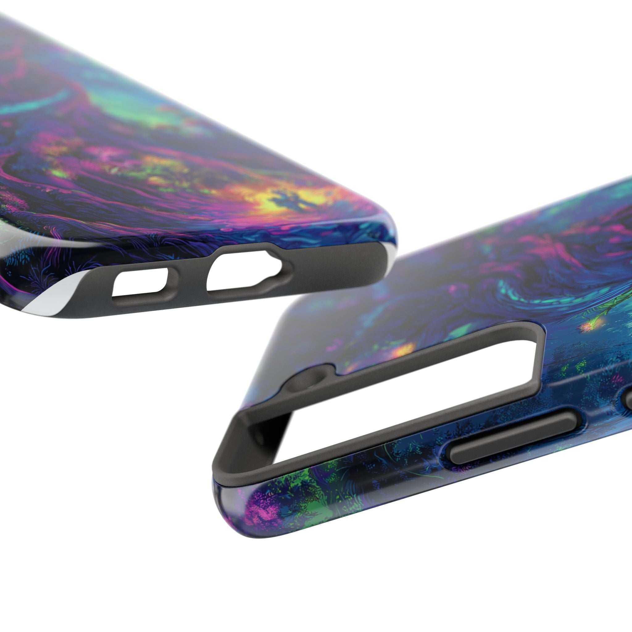 Psychedelic Tree Tough Phone Cases