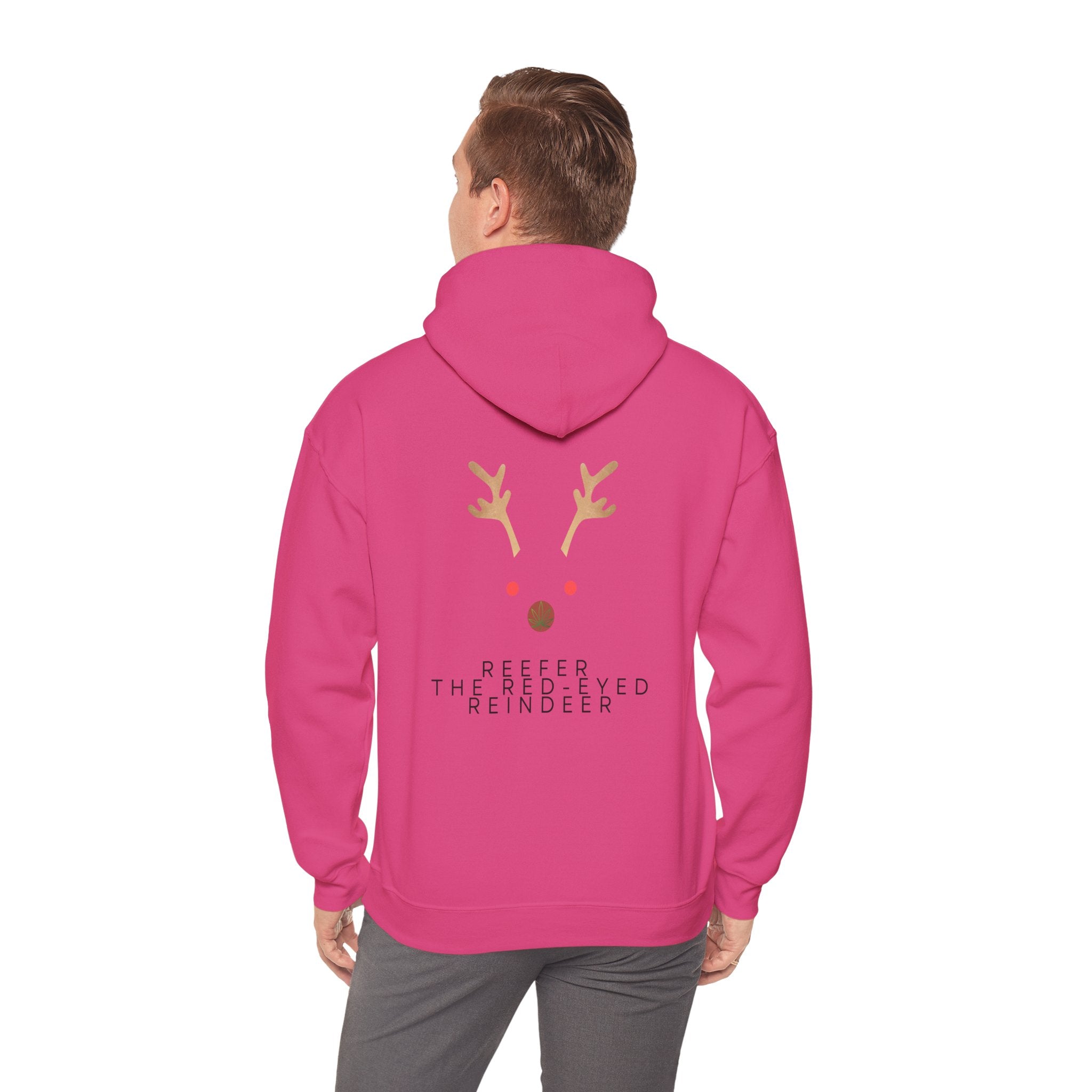 Reindeer Unisex Heavy Blend Hooded Sweatshirt