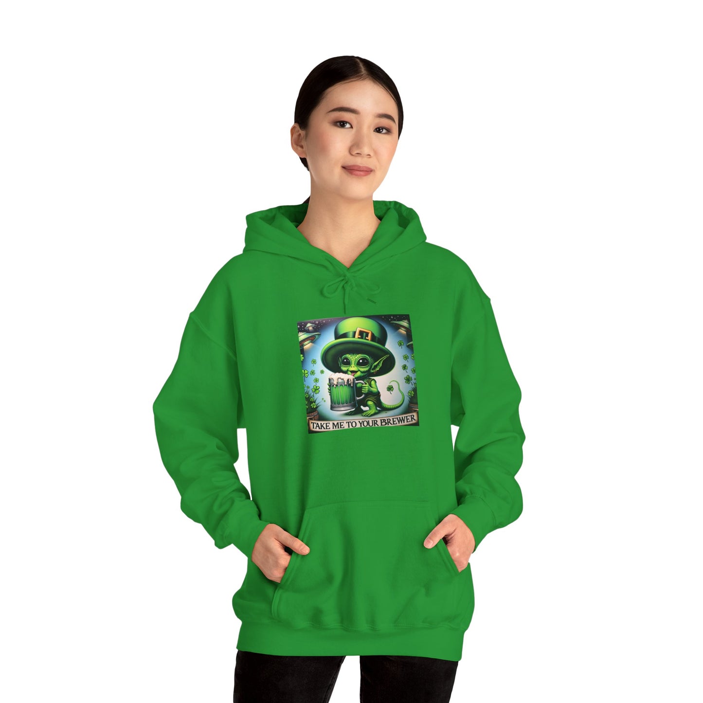 Take me to your Brewer Unisex Heavy Blend Hooded Sweatshirt