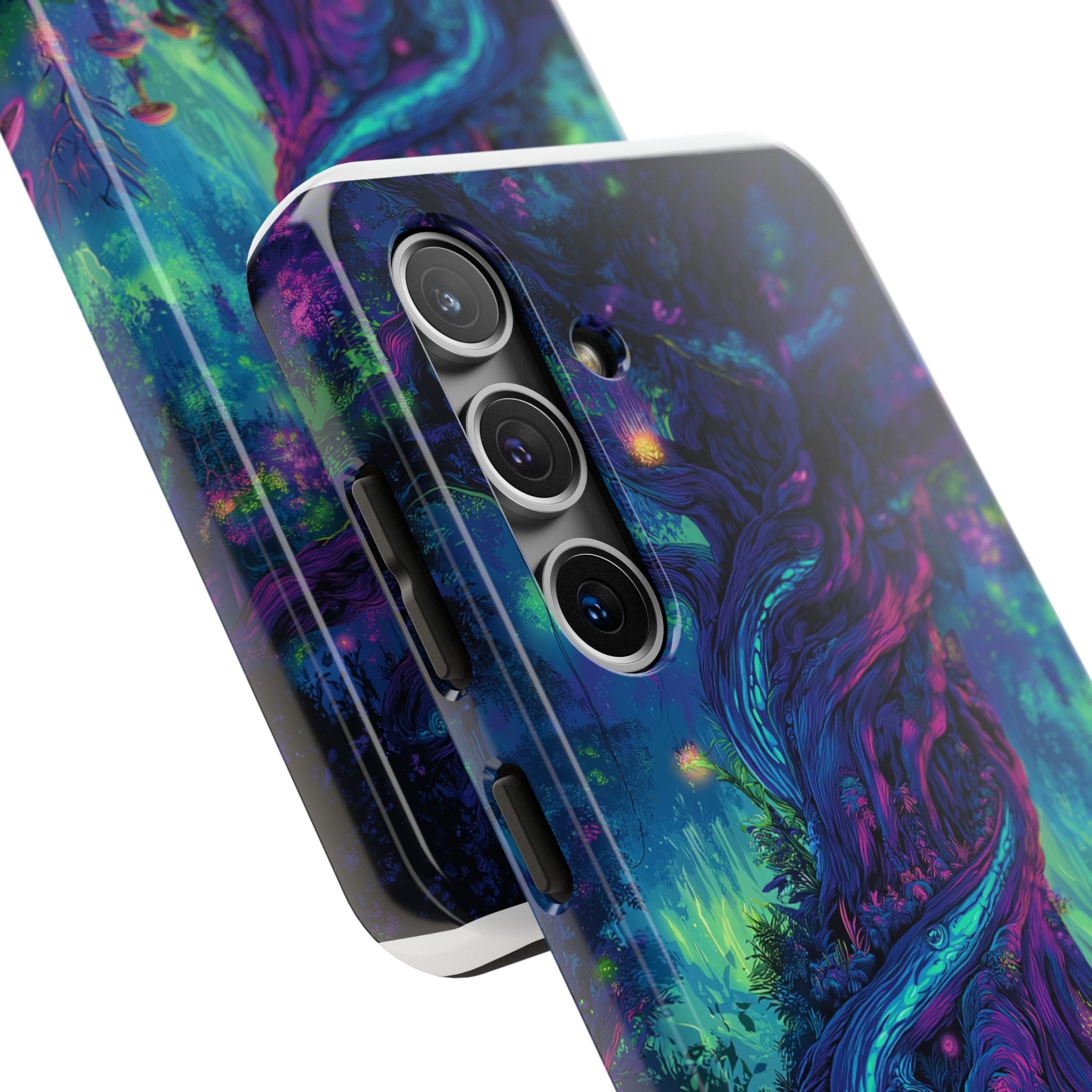 Psychedelic Tree Tough Phone Cases
