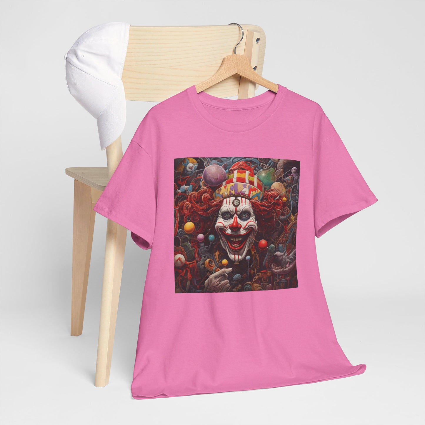 Clown Mutiny Face Unisex Heavy Cotton Tee