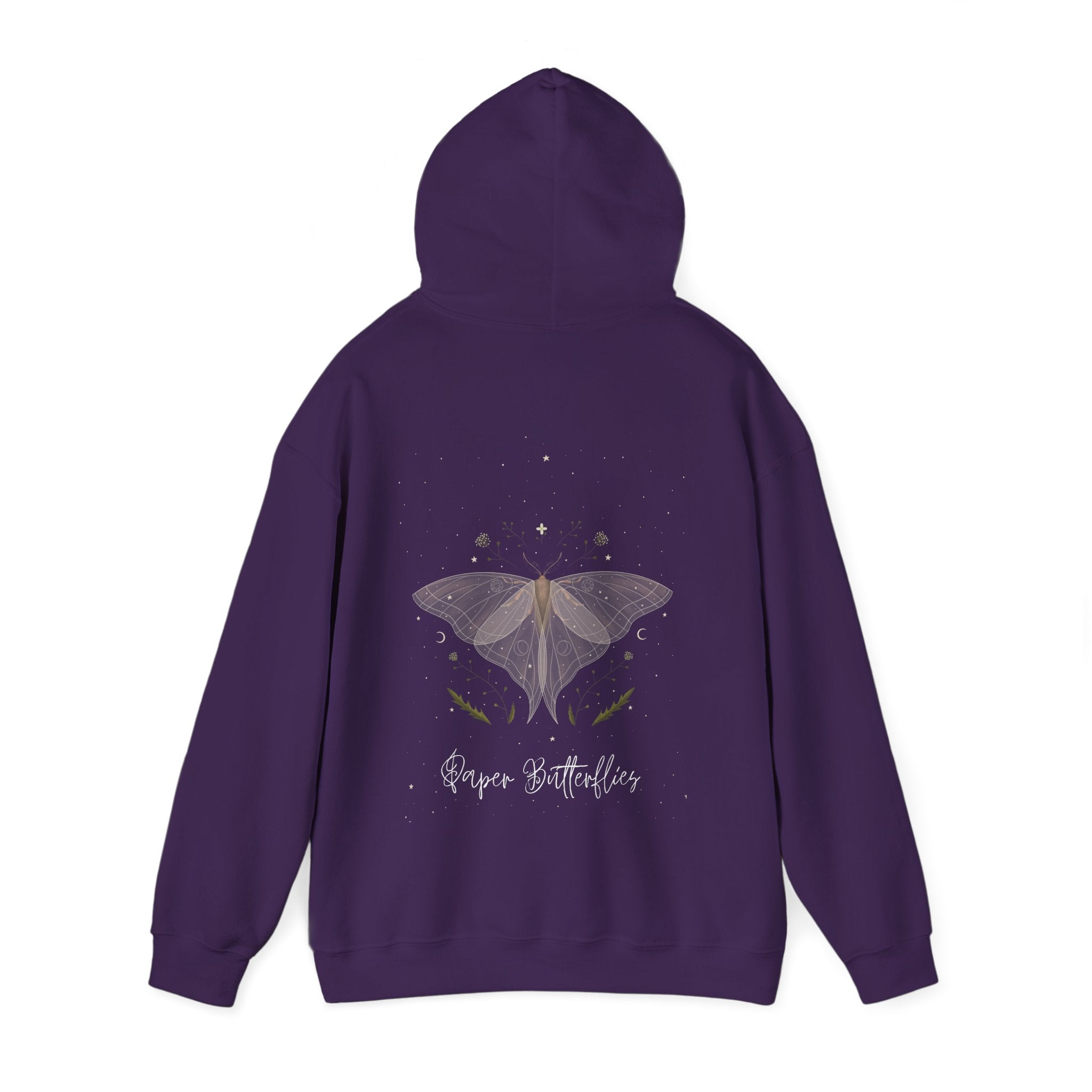 Paper Butterflies Fancy Unisex Heavy Blend Hooded Sweatshirt