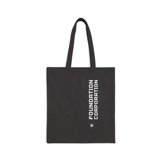 Foundation Corporation Issue Eco-Friendly Cotton Canvas Tote Bag - Perfect for Everyday Use, Beach Days, Shopping, Gifts & More