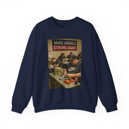 Unisex Heavy Blend Crewneck Sweatshirt - Make America Strong Again