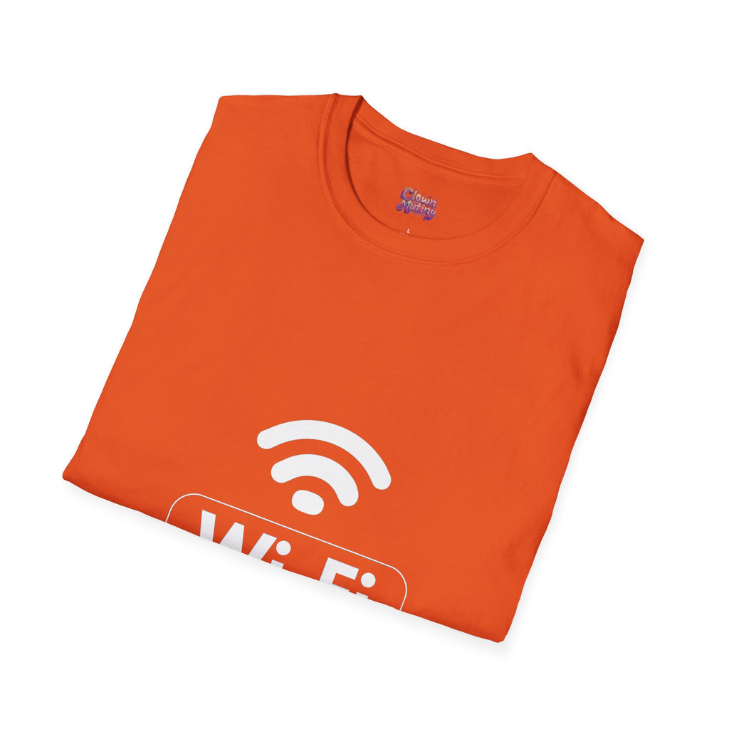 Funny Wi-Fi Love Language Unisex Softstyle T-Shirt | Perfect for Tech Lovers