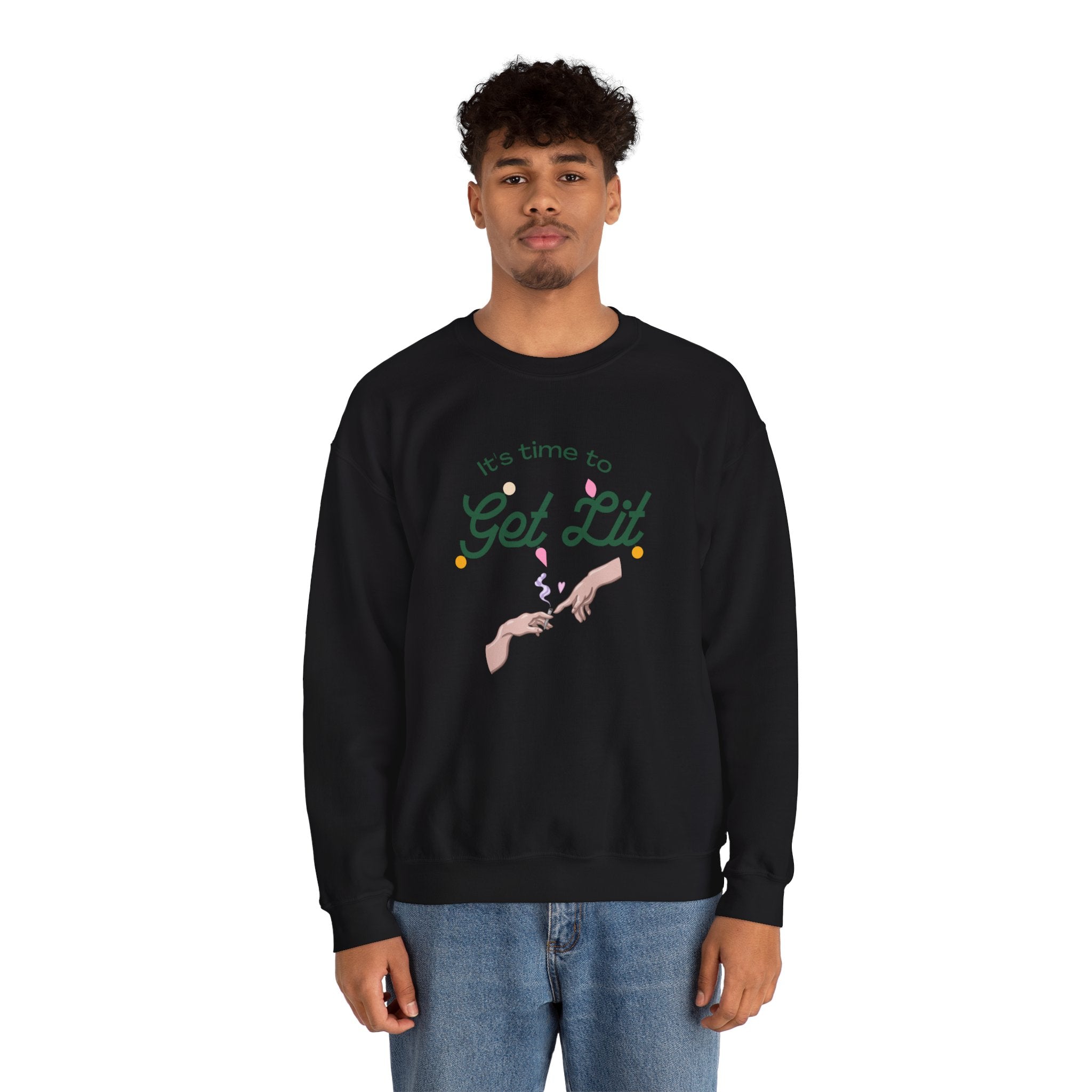 Get Lit Unisex Heavy Blend Crewneck Sweatshirt