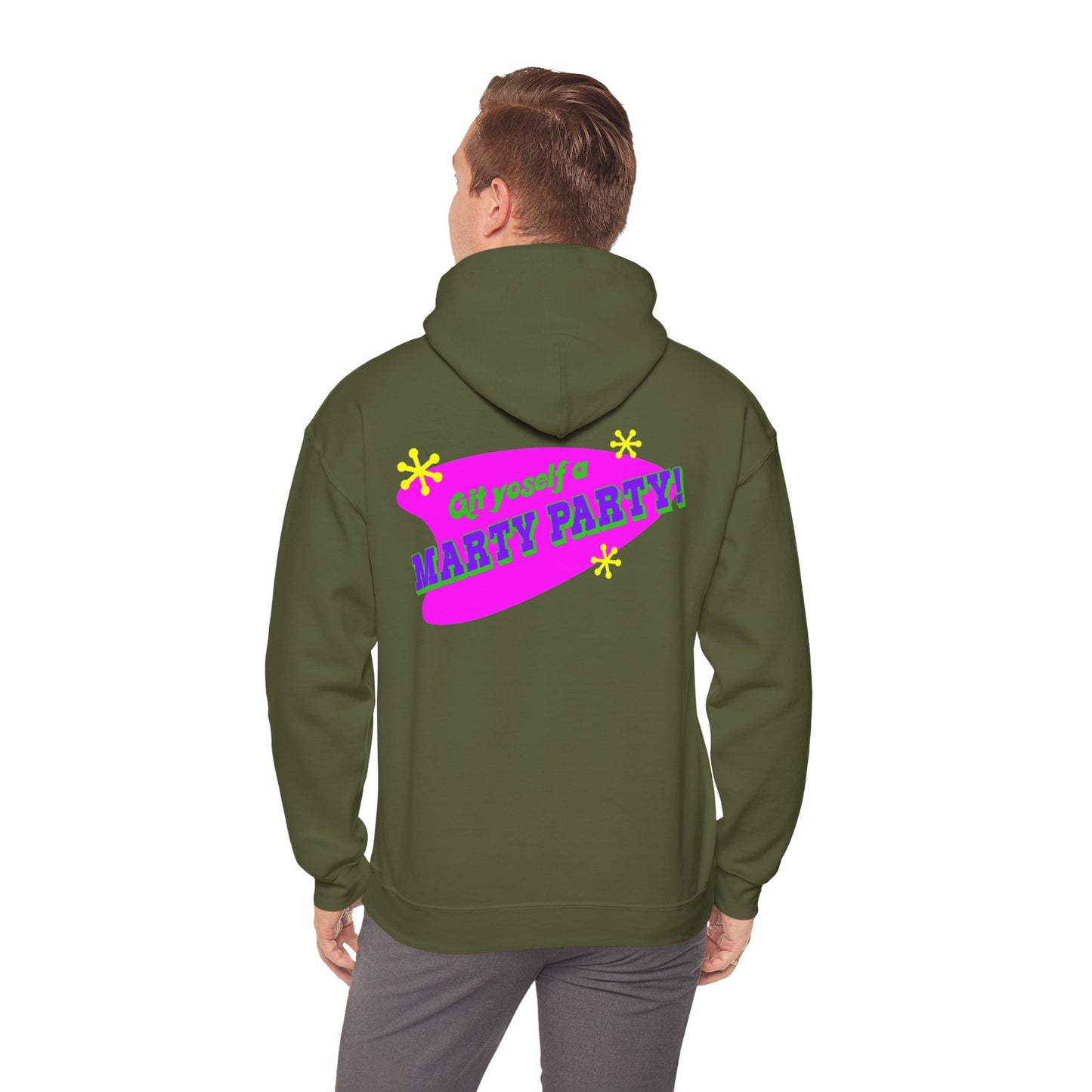 Marty Party Unisex Heavy Blend Hooded Sweatshirt