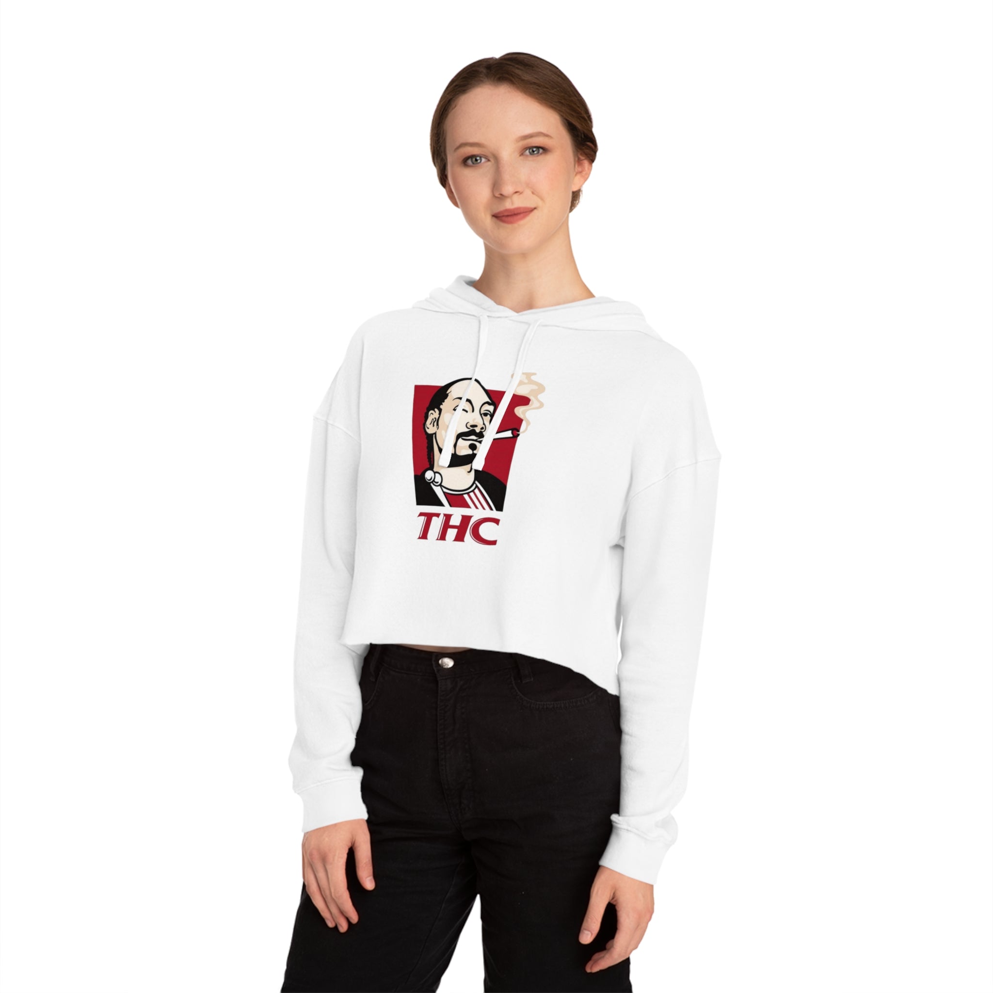 Bucket Love Cropped Hooded Sweatshirt - Chill Vibes