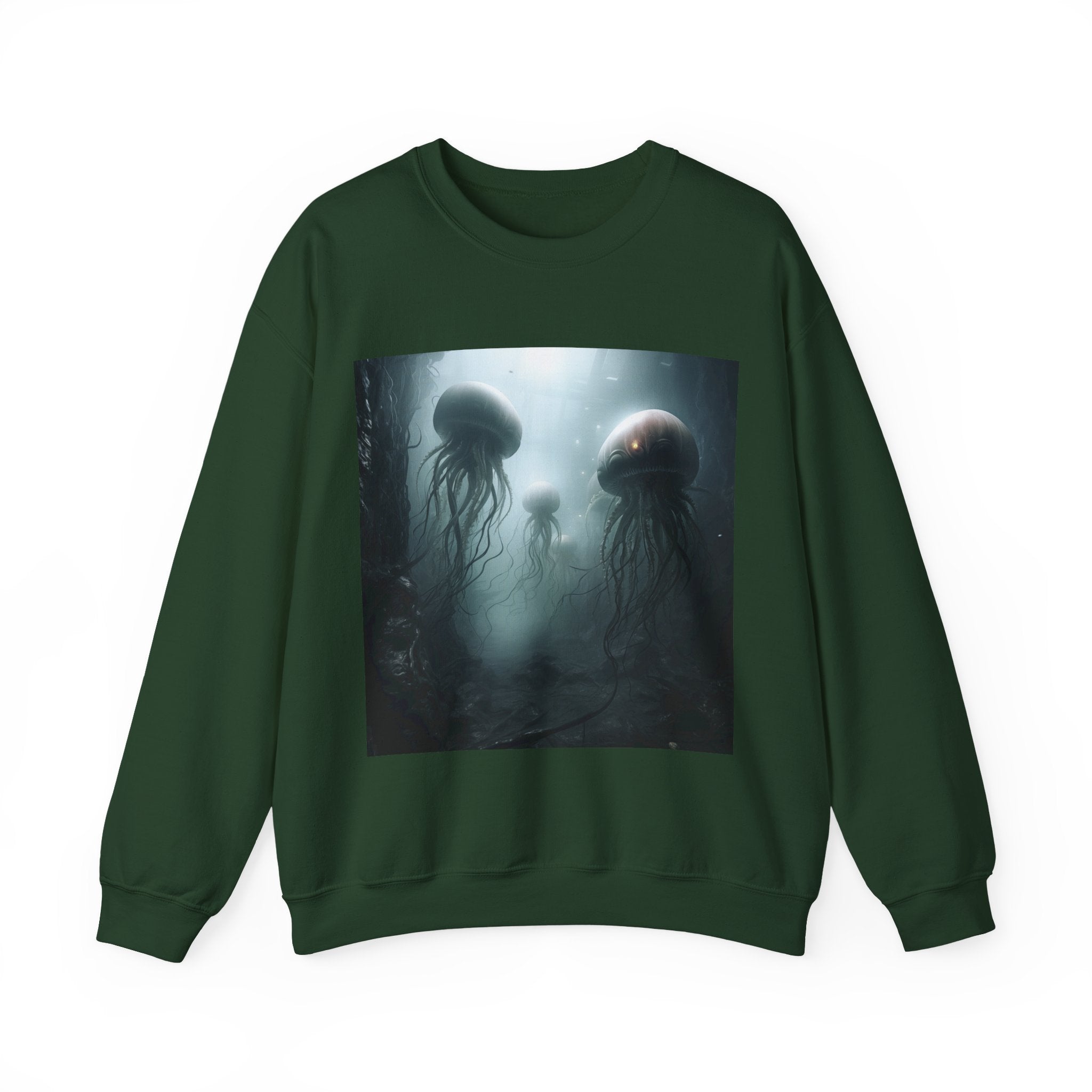Alien Jellyfish Unisex Heavy Blend Crewneck Sweatshirt