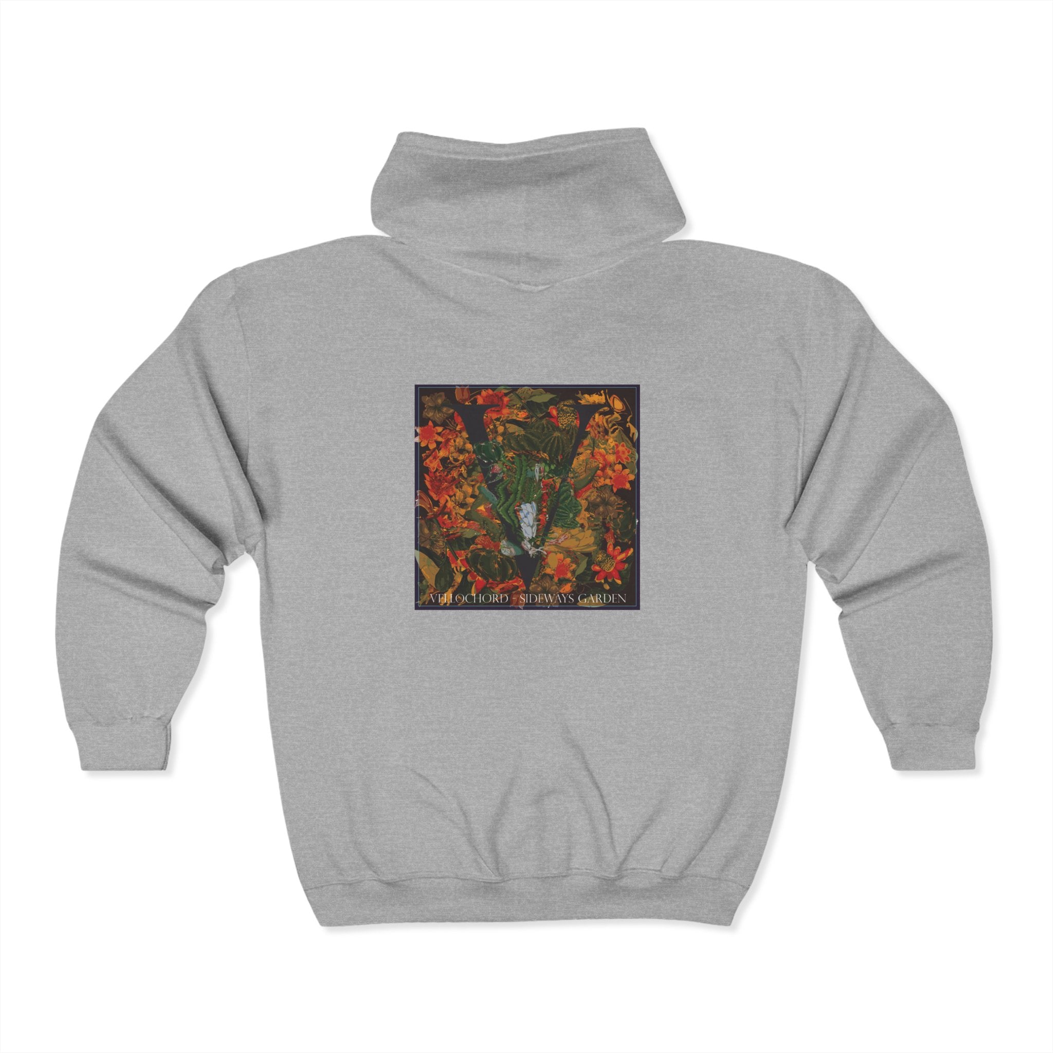 Vellochord Unisex Heavy Blend Full Zip Hooded Sweatshirt