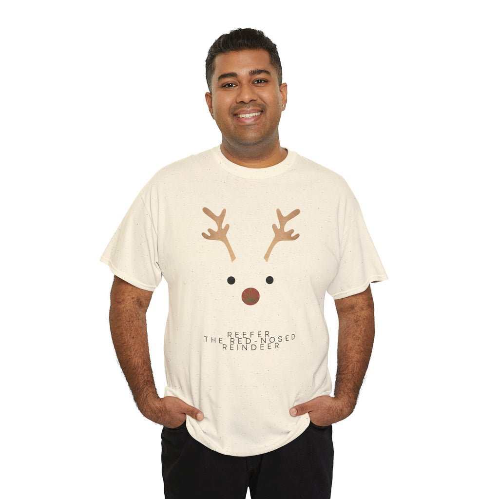 Reindeer Unisex Heavy Cotton Tee