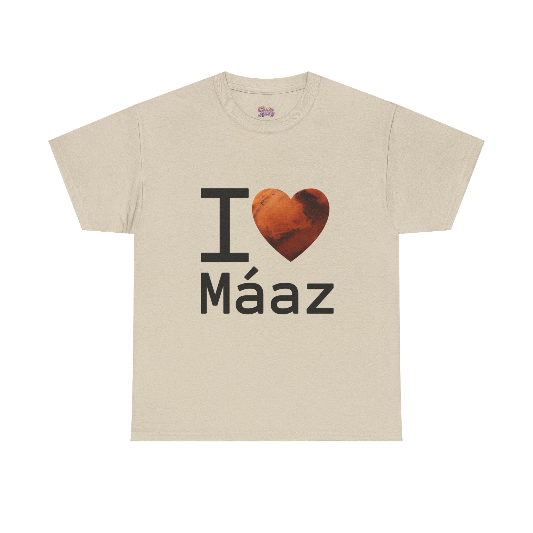 I Love Mars Unisex Heavy Cotton Tee