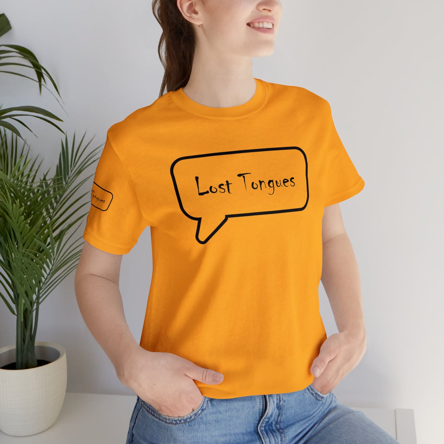 Lost Tongues Unisex Jersey Short Sleeve Tee