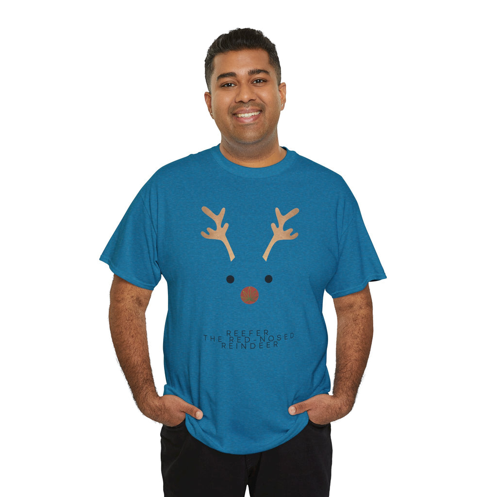 Reindeer Unisex Heavy Cotton Tee