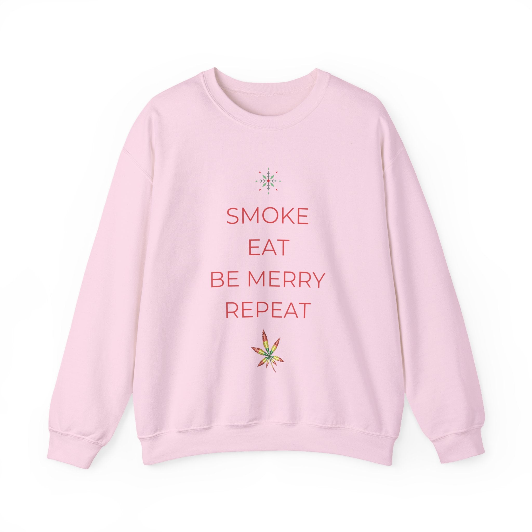 Eat Repeat Holiday Unisex Heavy Blend Crewneck Sweatshirt