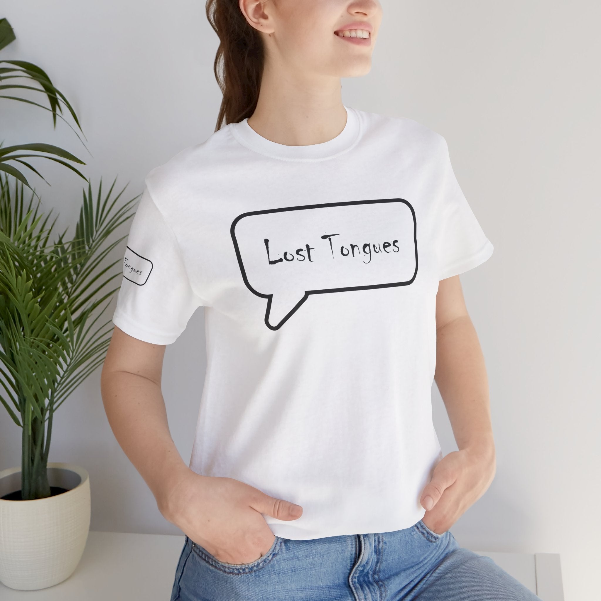 Lost Tongues Unisex Jersey Short Sleeve Tee