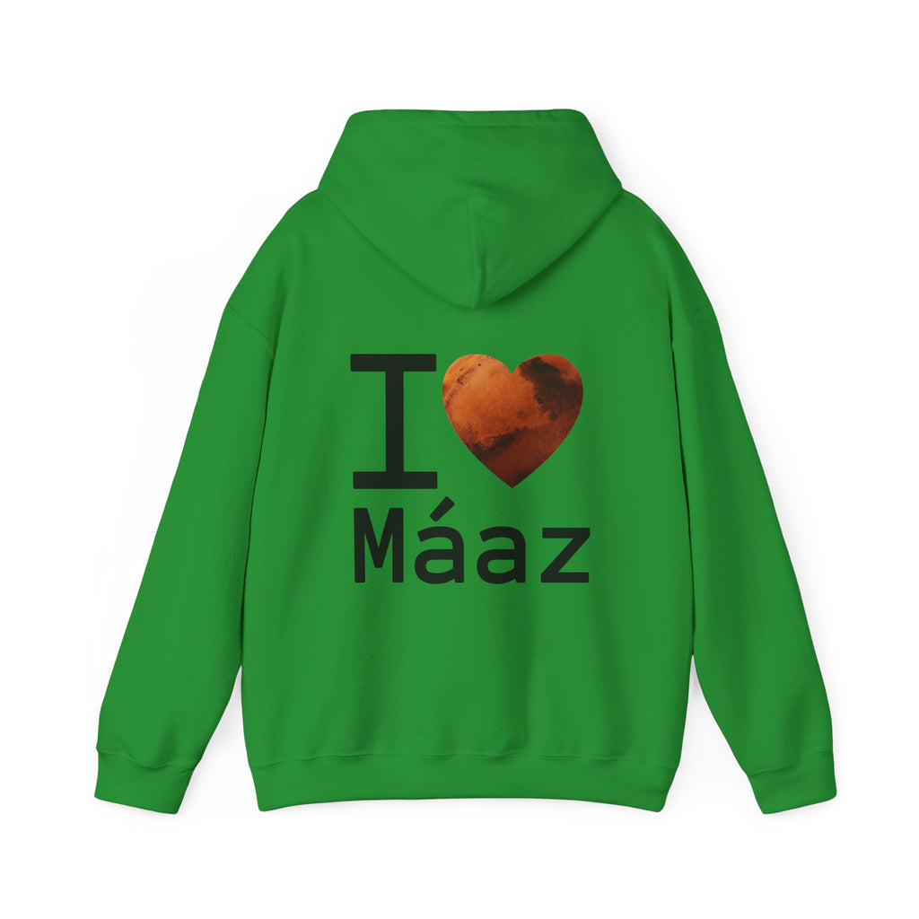 I Love Mars Unisex Heavy Blend Hooded Sweatshirt