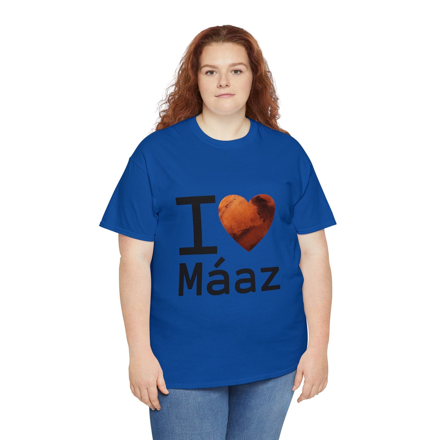 I Love Mars Unisex Heavy Cotton Tee