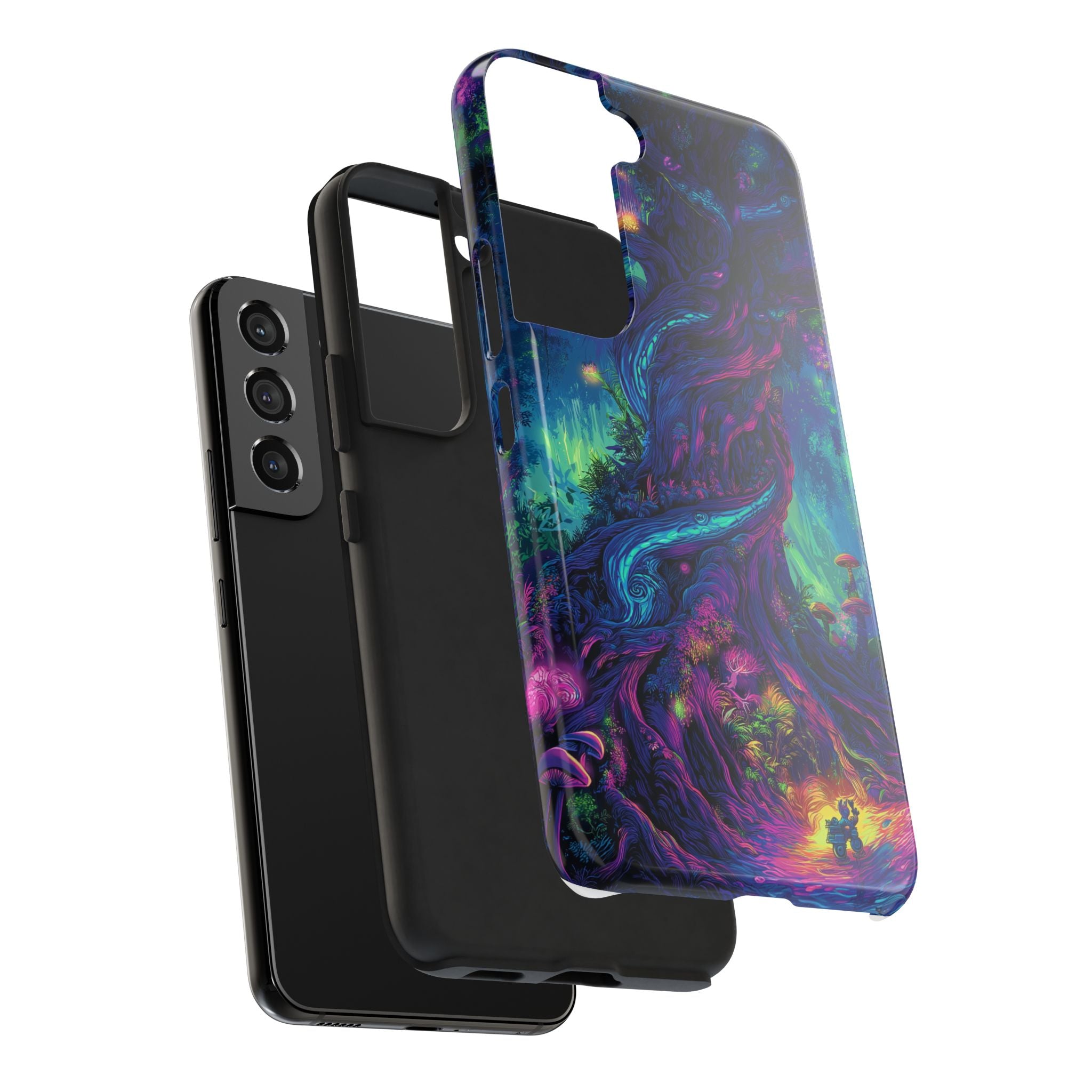 Psychedelic Tree Tough Phone Cases