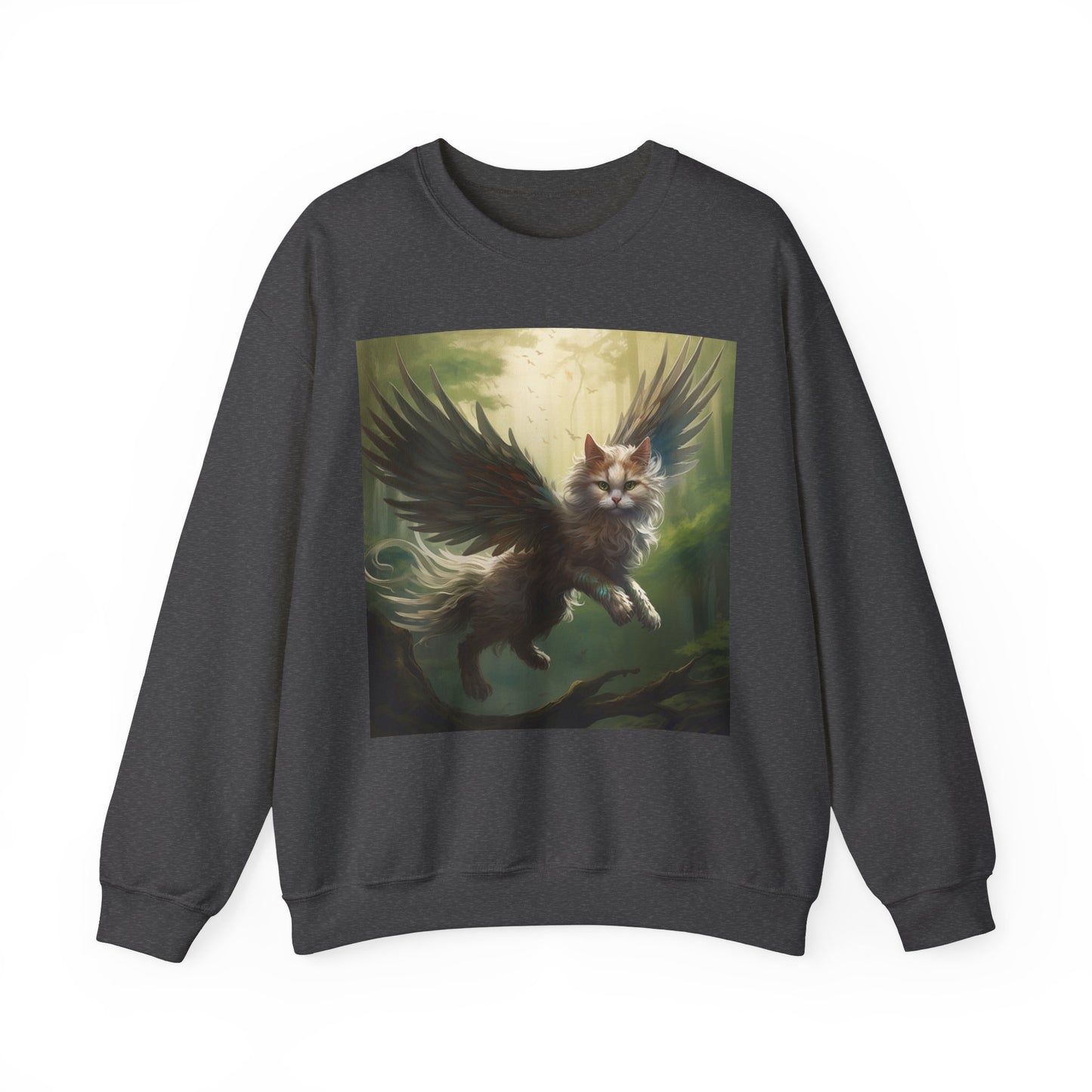 Fantasy Cat Unisex Heavy Blend Crewneck Sweatshirt