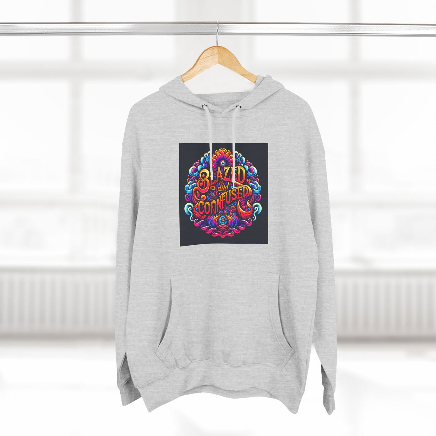 Blazed and Confused Three-Panel Fleece Hoodie