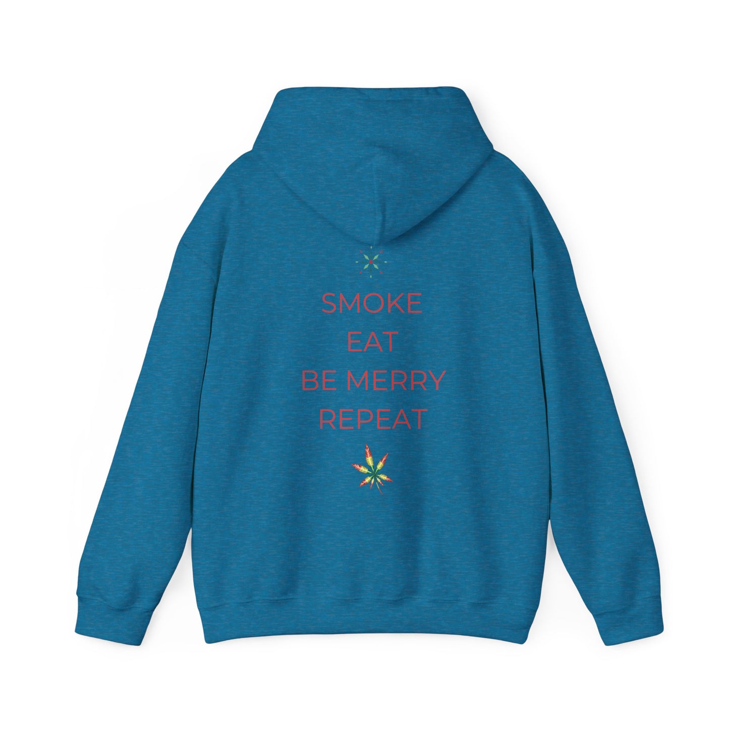 Eat Repeat Holiday Unisex Heavy Blend Hooded Sweatshirt