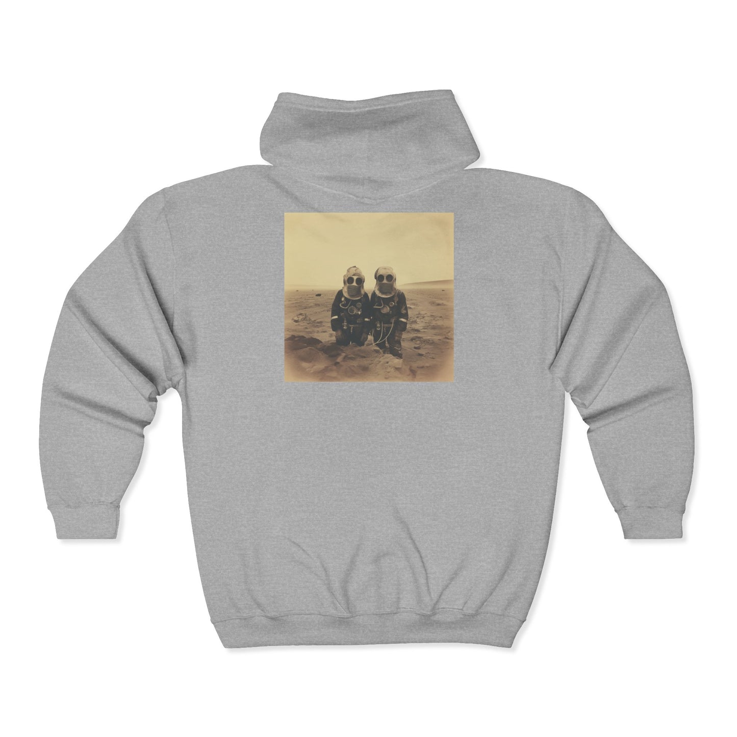 Mars Martians Unisex Heavy Blend Full Zip Hooded Sweatshirt
