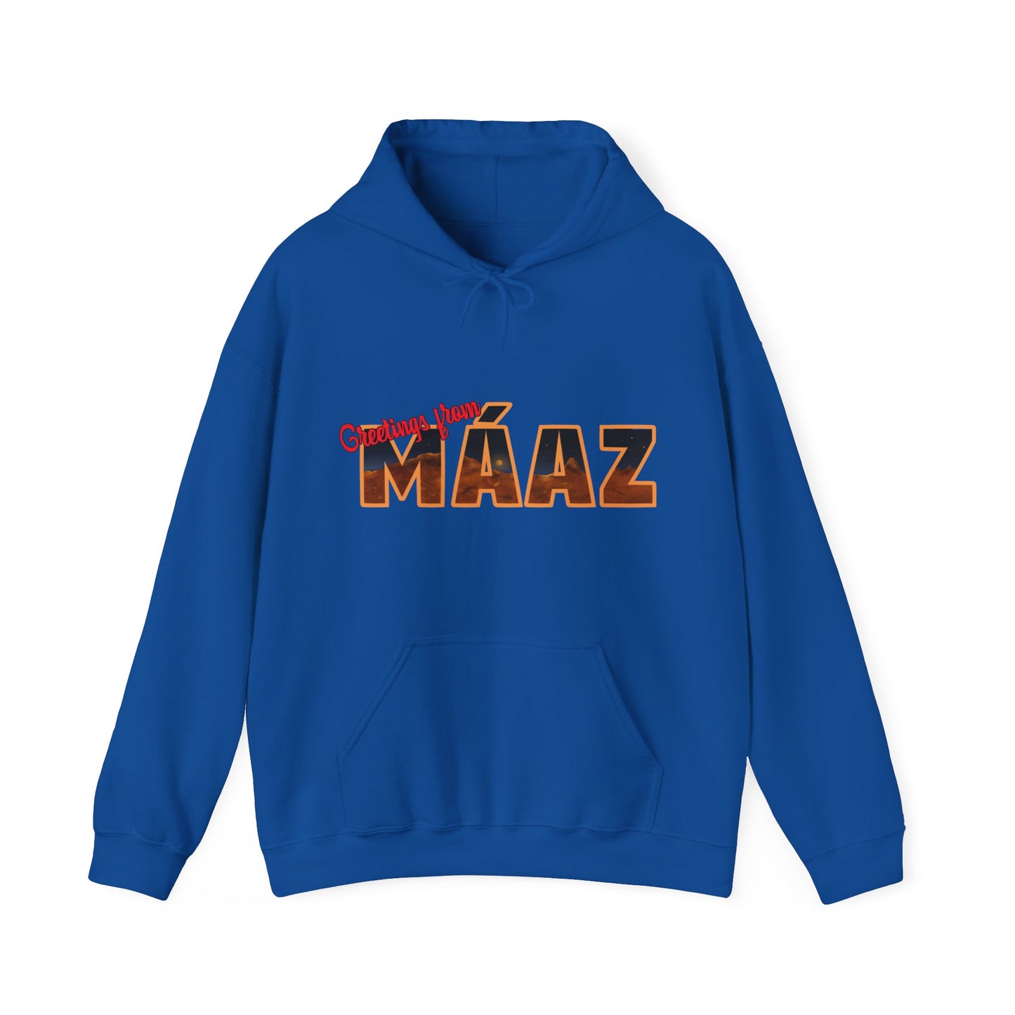 Greetings from Máaz Martians Unisex Heavy Blend Hooded Sweatshirt