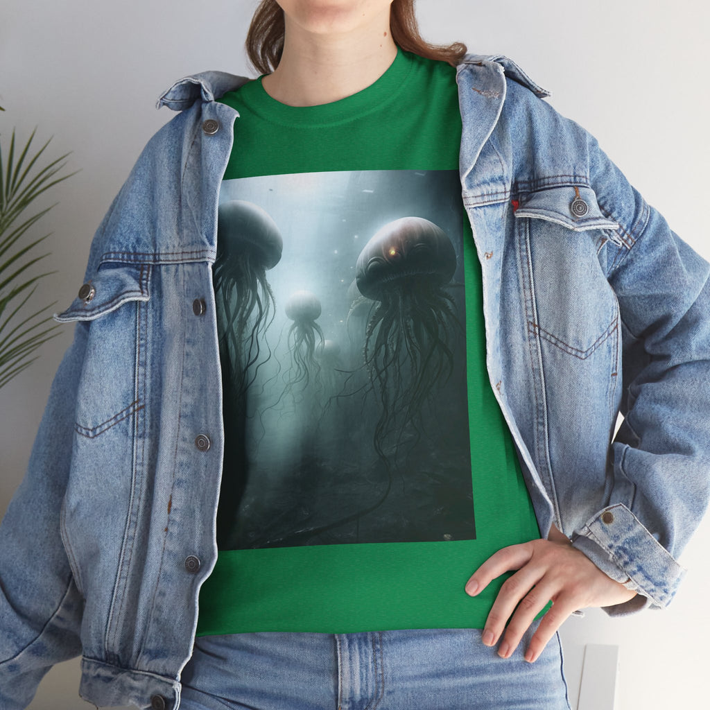 Alien Jellyfish Unisex Heavy Cotton Tee