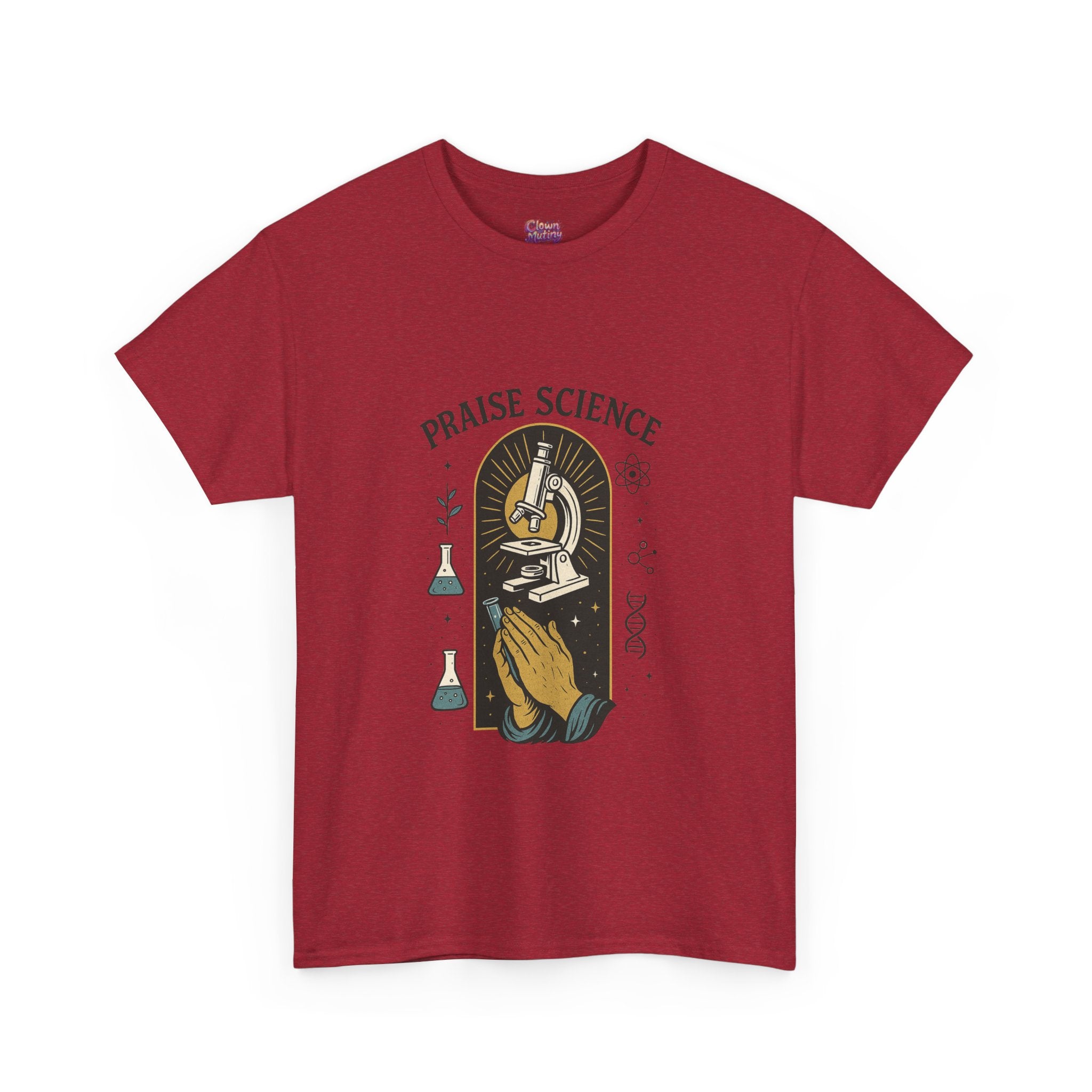 Praise Science Unisex Heavy Cotton Tee - Science Lover's T-Shirt for Educators and Students