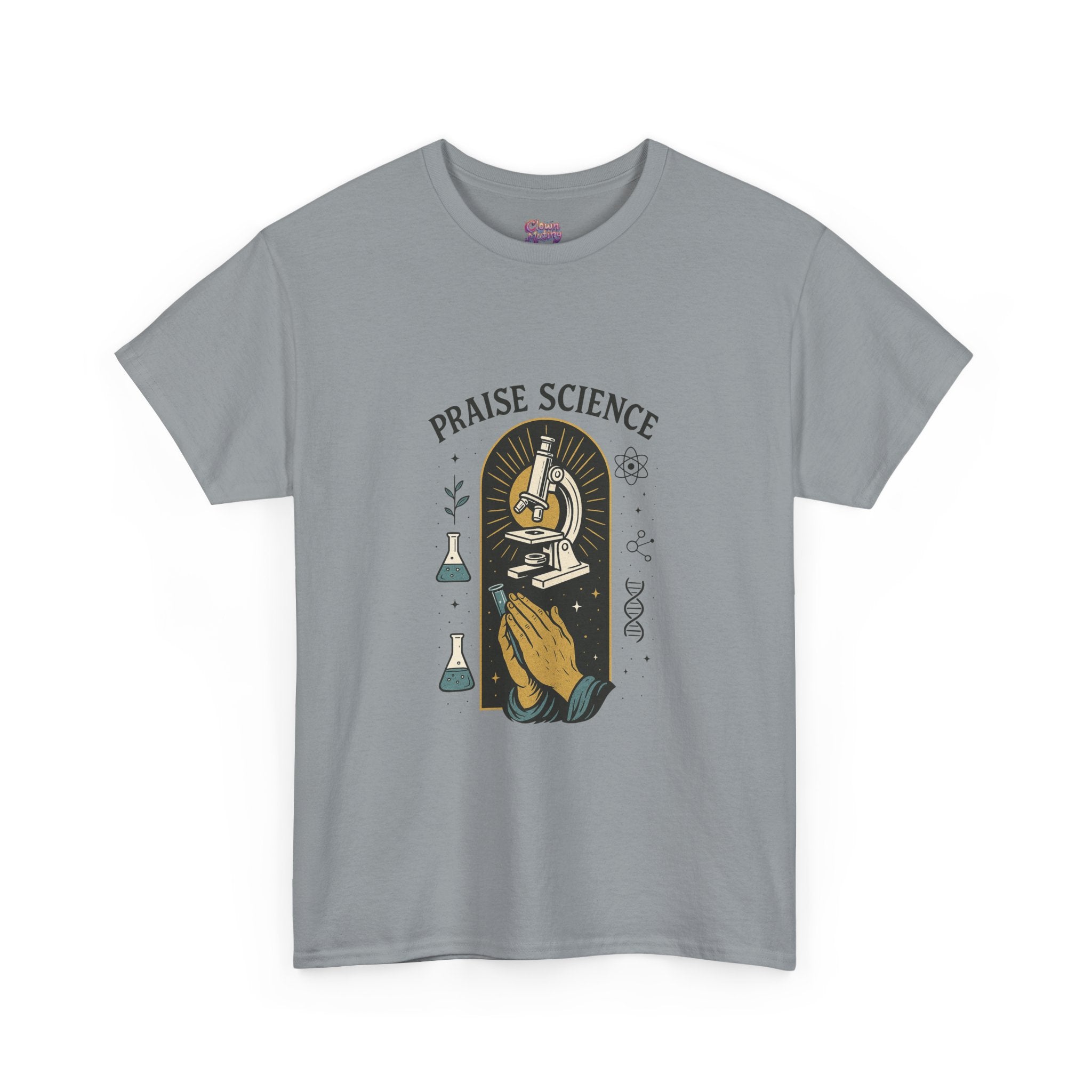 Praise Science Unisex Heavy Cotton Tee - Science Lover's T-Shirt for Educators and Students