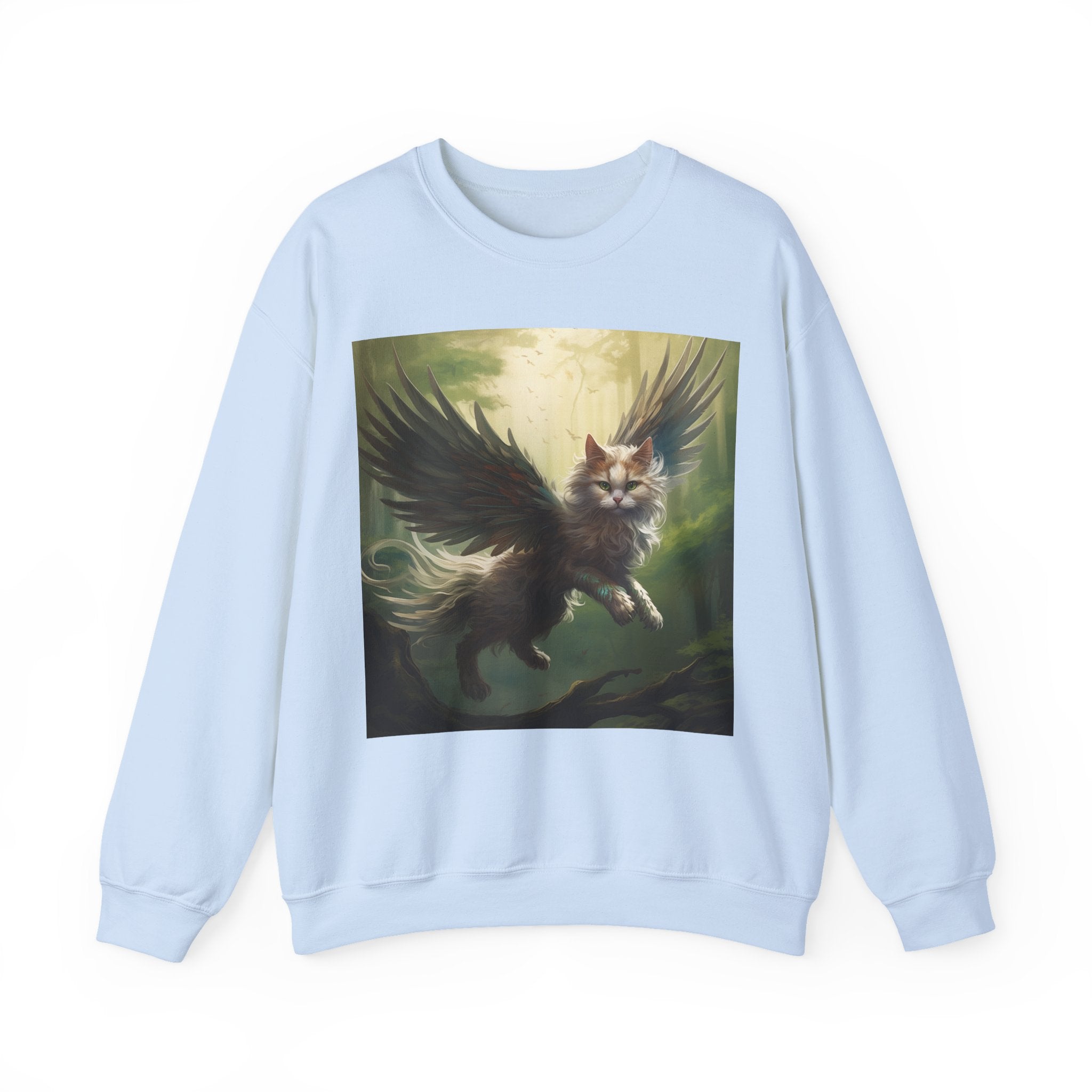 Fantasy Cat Unisex Heavy Blend Crewneck Sweatshirt