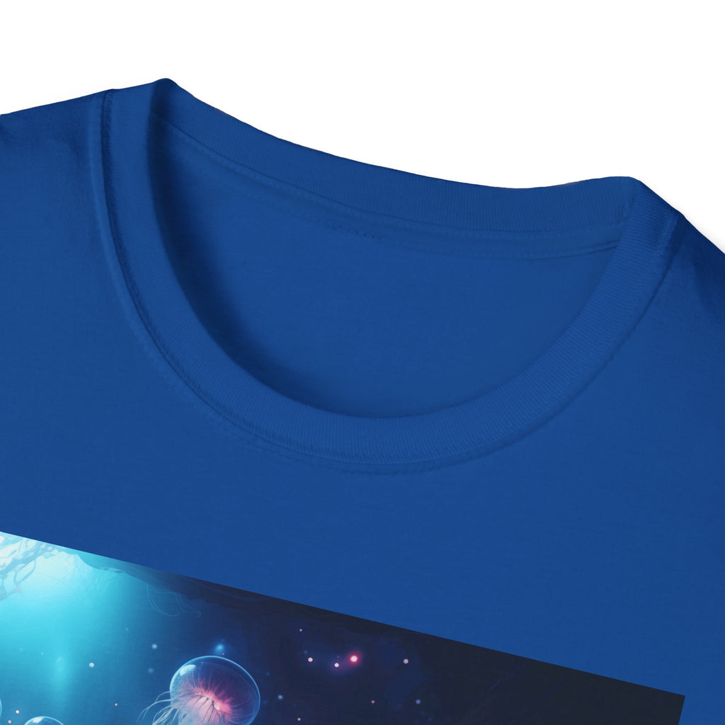 Jellyfish in Space Unisex Softstyle T-Shirt