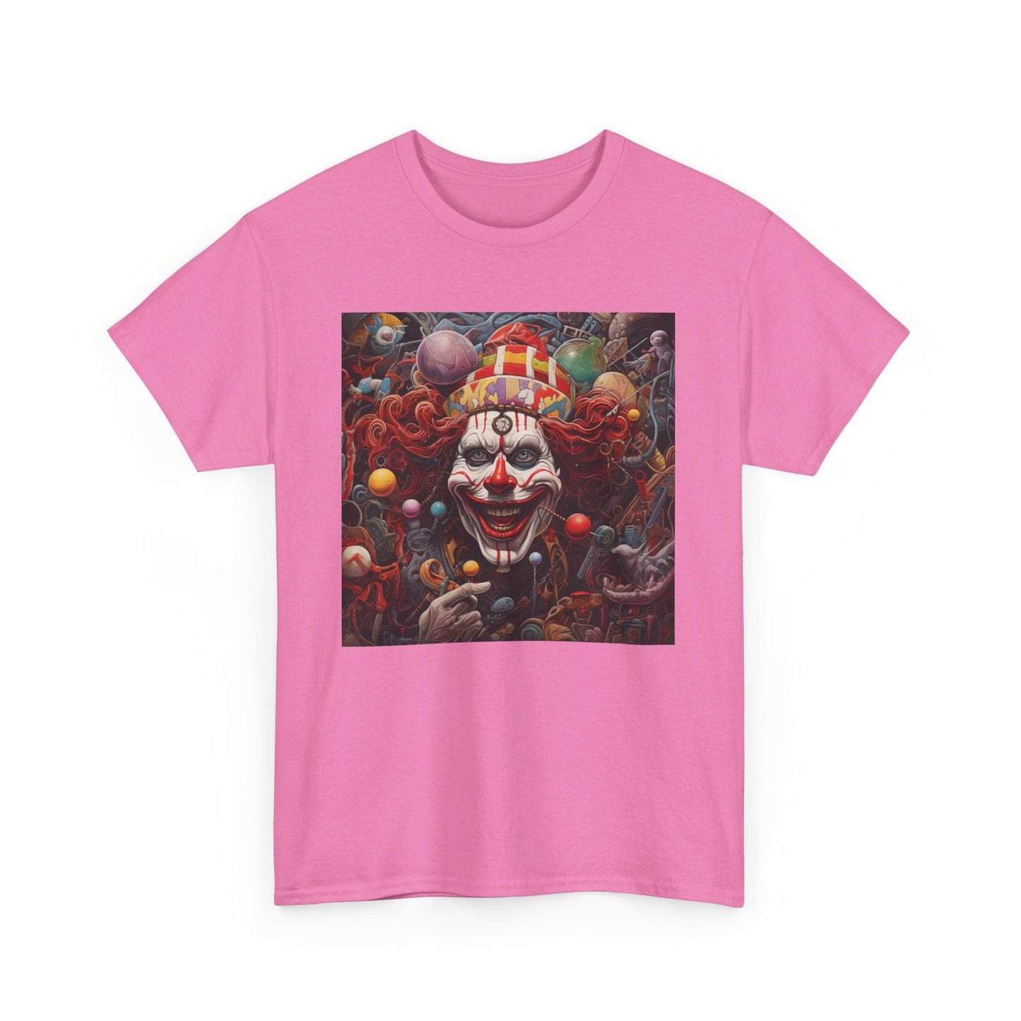 Clown Mutiny Face Unisex Heavy Cotton Tee