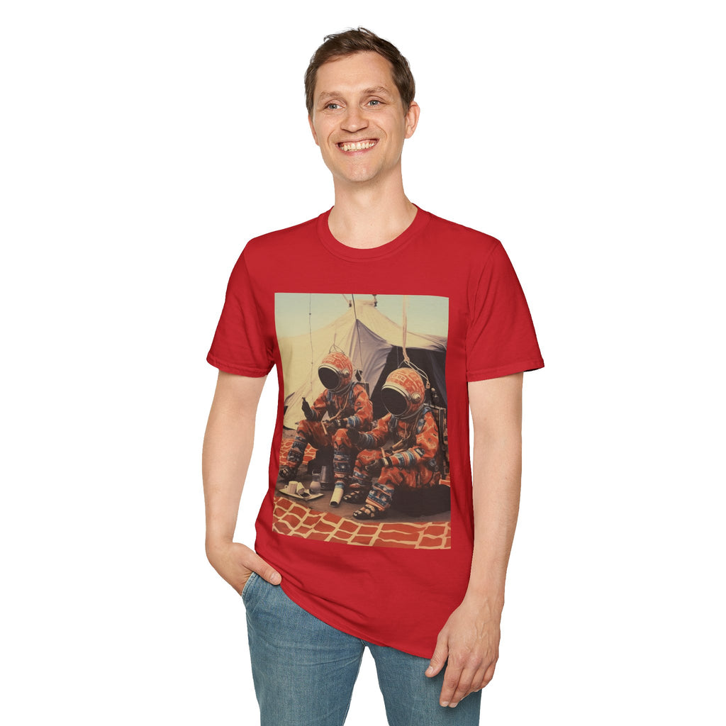 Martian African Print Unisex Softstyle T-Shirt