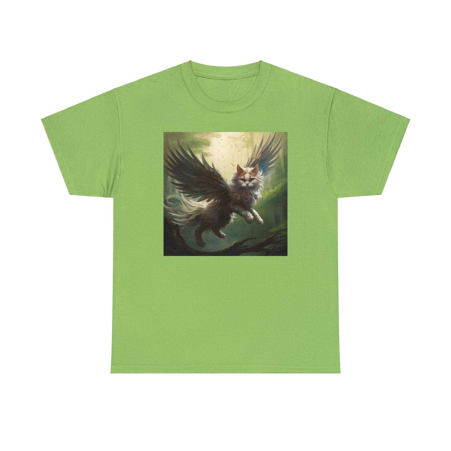 Fantasy Cat Unisex Heavy Cotton Tee