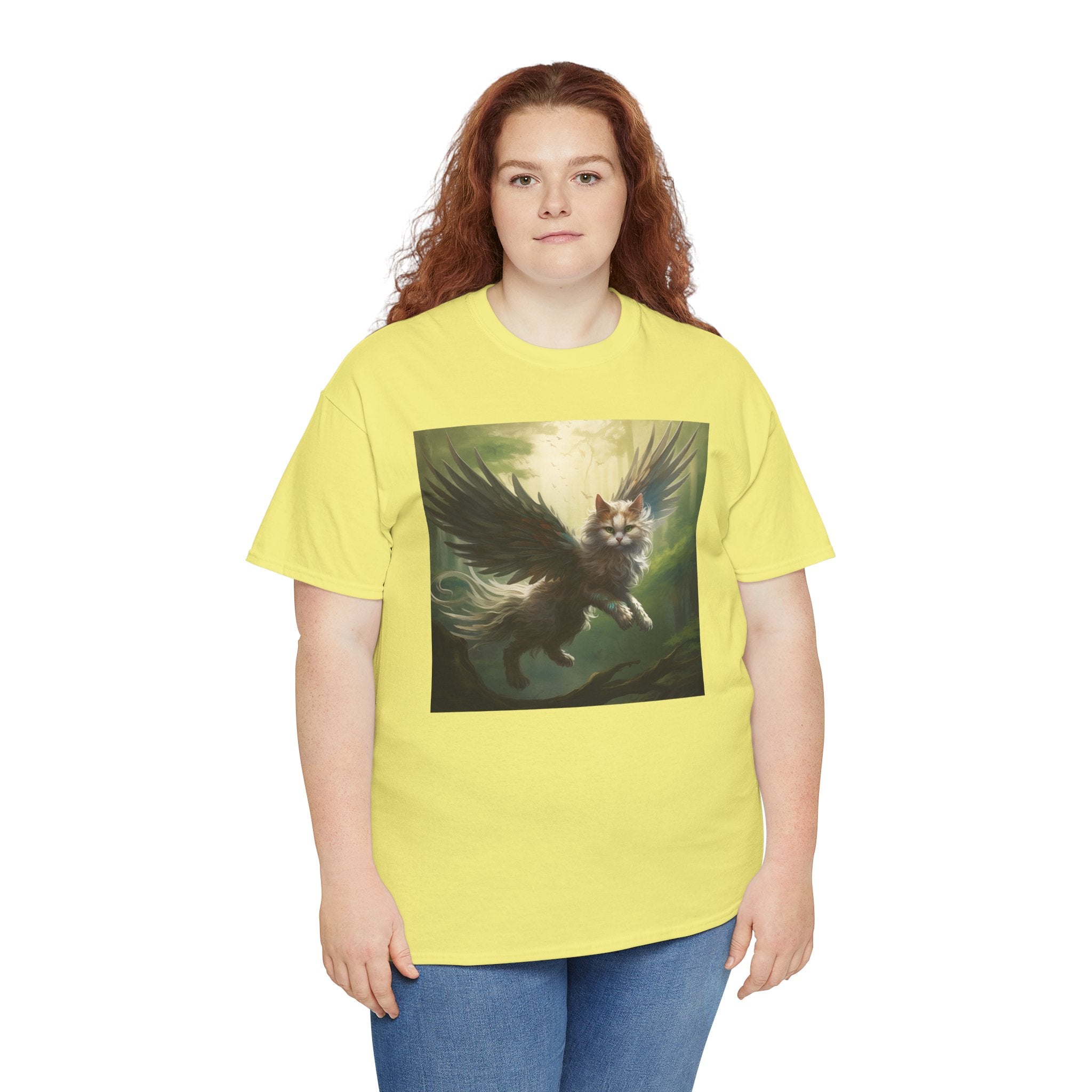 Fantasy Cat Unisex Heavy Cotton Tee