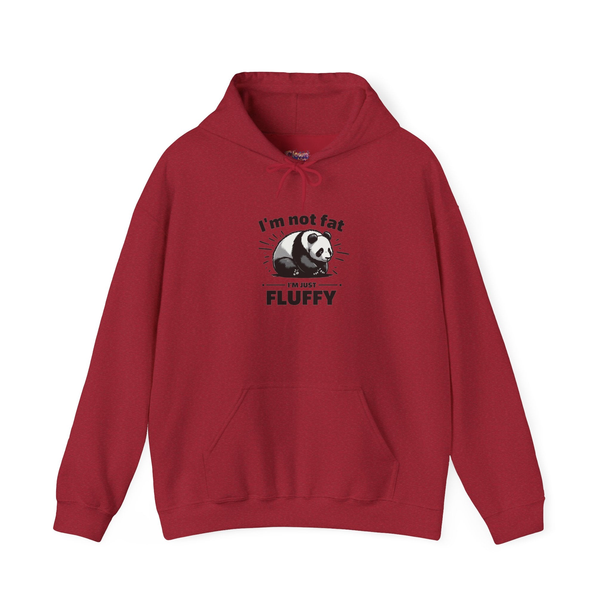 Funny Panda Hoodie - "I'm Not Fat, I'm Just Fluffy"