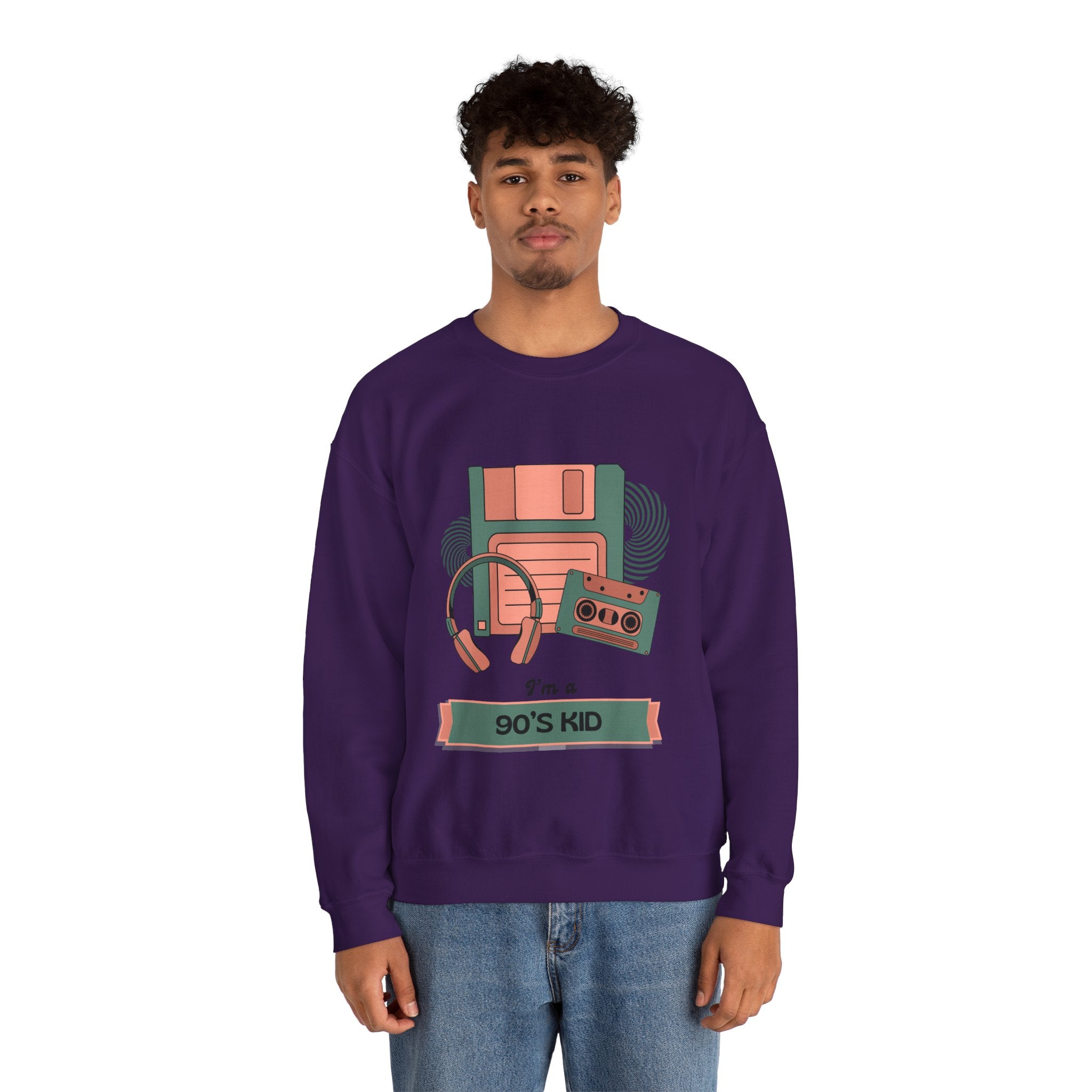 90s Kid Unisex Heavy Blend Crewneck Sweatshirt