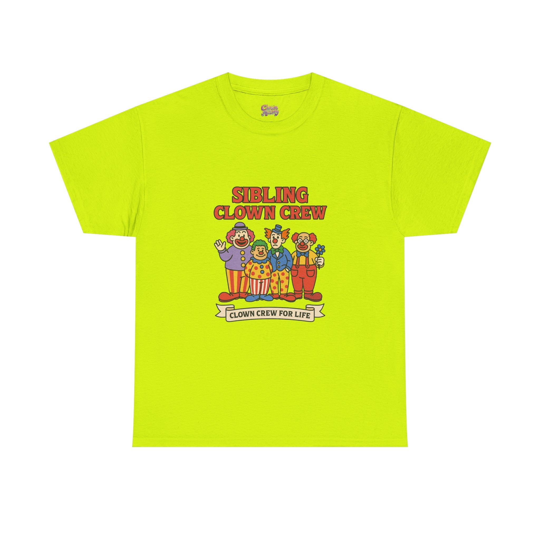 Clown Siblings Unisex Heavy Cotton Tee