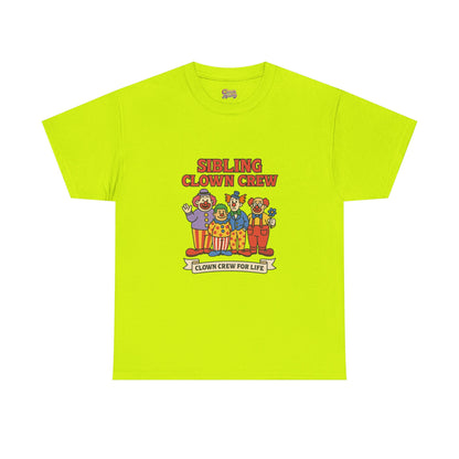 Clown Siblings Unisex Heavy Cotton Tee