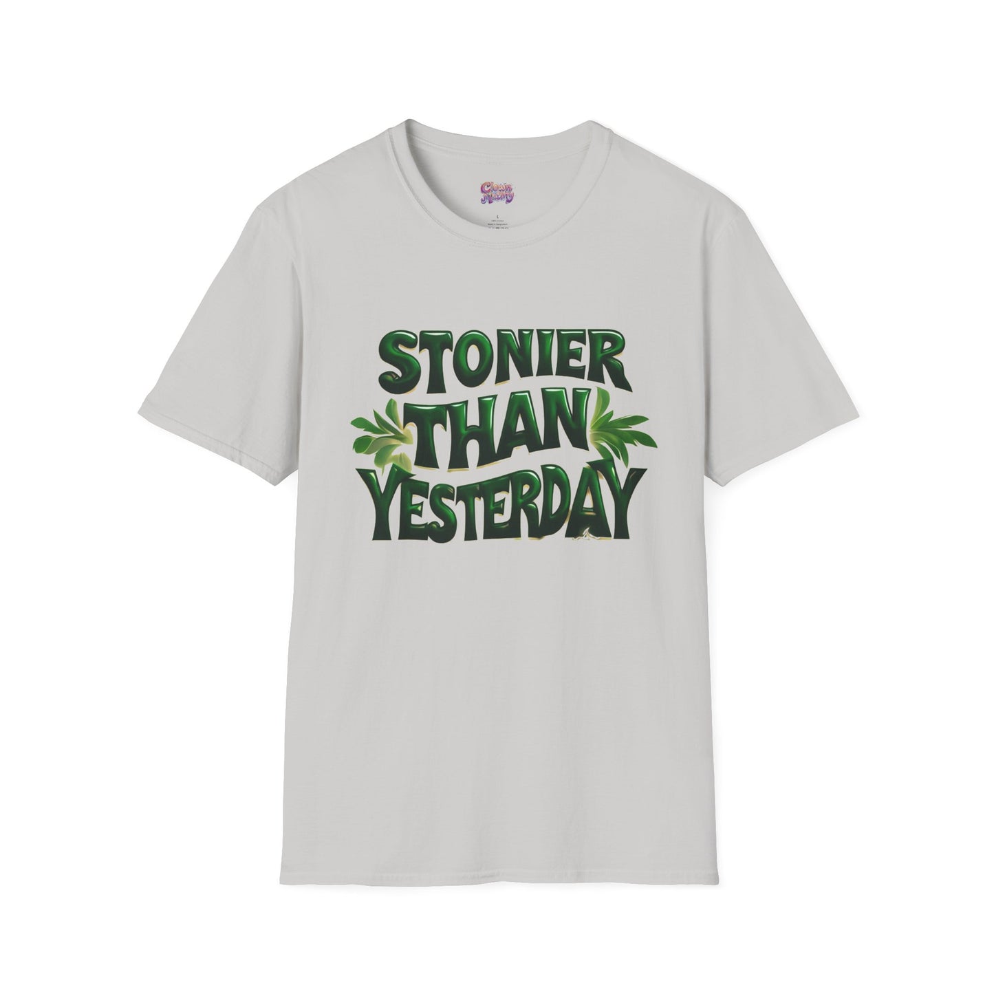 Stoner Vibes Unisex Softstyle T-Shirt - 'Stoner Than Yesterday' Graphic Tee