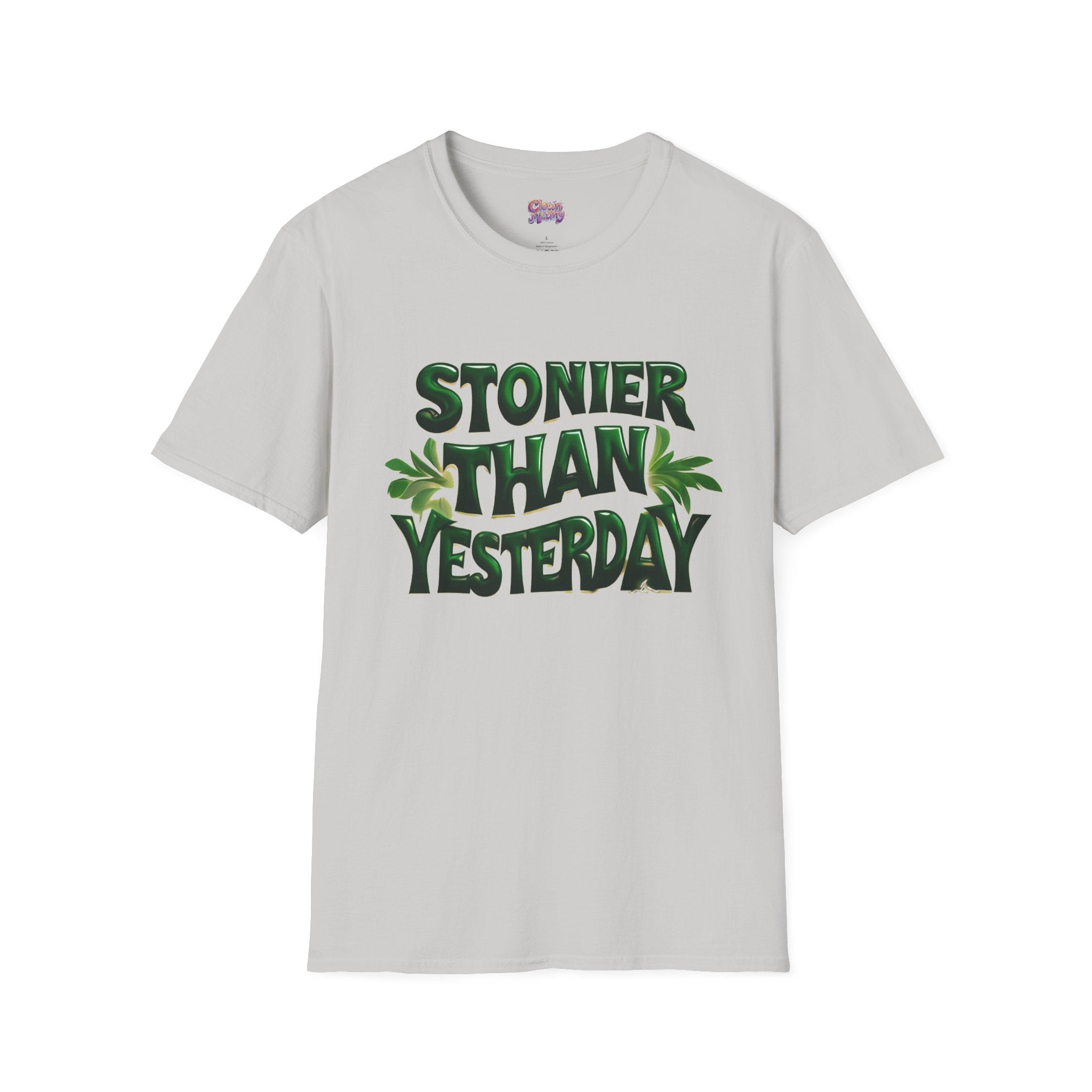 Stoner Vibes Unisex Softstyle T-Shirt - 'Stoner Than Yesterday' Graphic Tee